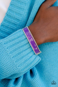 PAPARAZZI "VINTAGE VIVACE" PURPLE FASHION FIX BRACELET December 2022