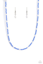 Load image into Gallery viewer, Beaded Blitz - Blue Paparazzi Necklace
