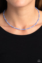Load image into Gallery viewer, Beaded Blitz - Blue Paparazzi Necklace
