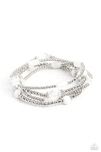 Load image into Gallery viewer, Geometric Guru - White Paparazzi Bracelet
