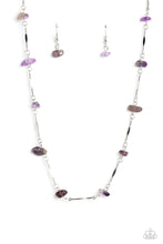 Load image into Gallery viewer, Chiseled Construction - Purple Paparazzi Necklace
