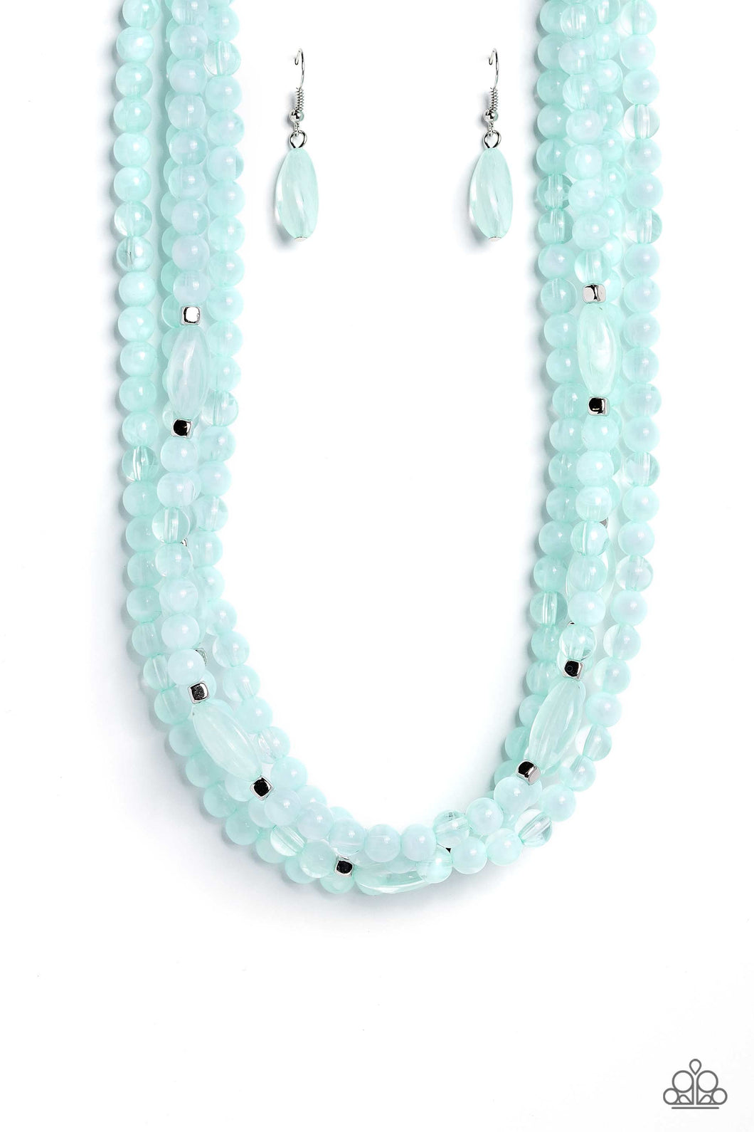 Layered Lass - Blue Paparazzi Necklace