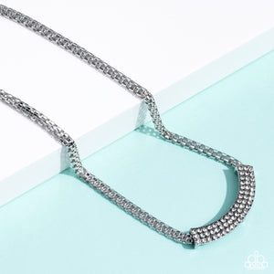Swing Dance Dream - White Paparazzi Necklace
