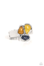 Load image into Gallery viewer, Geometry Test - Yellow Paparazzi Ring
