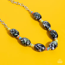 Load image into Gallery viewer, No Laughing SPLATTER - Green Paparazzi Necklace
