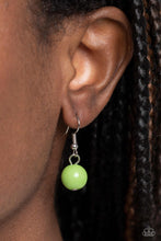Load image into Gallery viewer, No Laughing SPLATTER - Green Paparazzi Necklace
