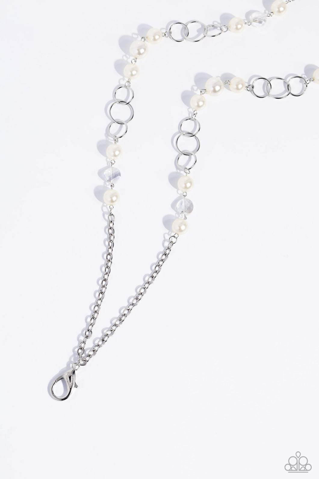 Modest Makeover - White Paparazzi Necklace