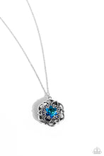 Load image into Gallery viewer, Flowering Fantasy - Blue Necklace Paparazzi
