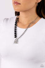 Load image into Gallery viewer, LOCK and Roll - Black Paparazzi Necklace
