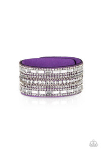 Rebel Radiance - Purple - Wrap Snap Bracelet - Barbara Towles Masterson's Store