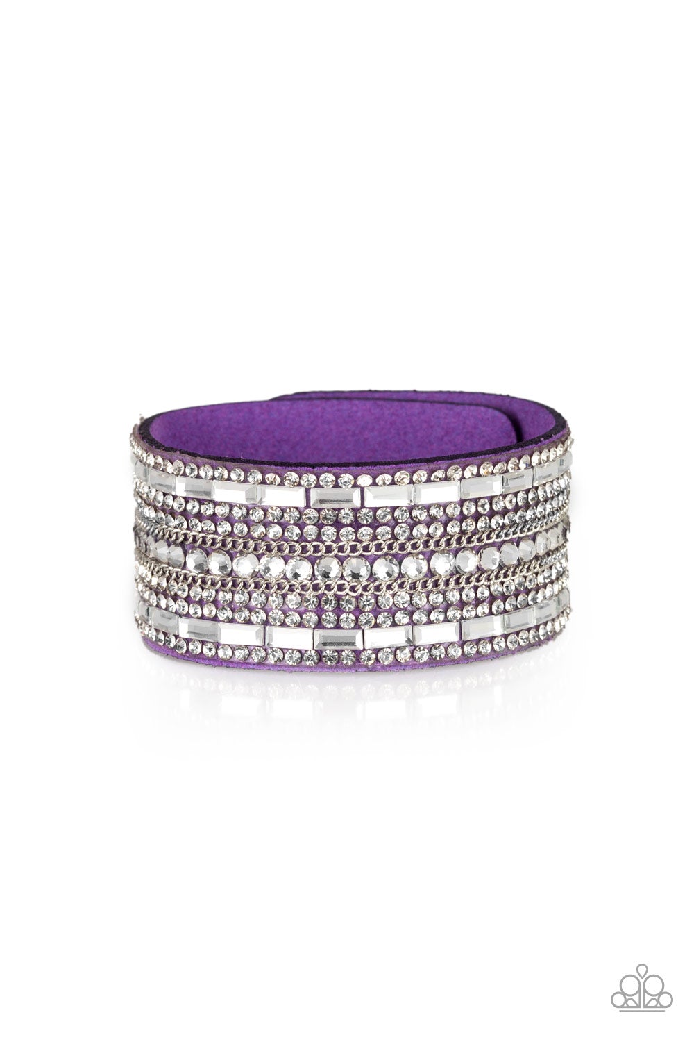 Rebel Radiance - Purple - Wrap Snap Bracelet - Barbara Towles Masterson's Store