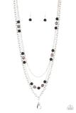 Load image into Gallery viewer, Paparazzi GLEAM Work - Black - Lanyard - Barbara Towles Masterson&#39;s Store
