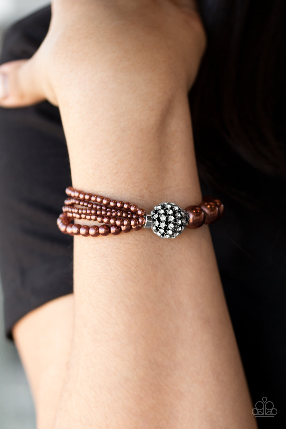 Vintage Collision - Brown Paparazzi Bracelet