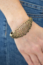 Load image into Gallery viewer, Airy Asymmetry - Brass - Barbara Towles Masterson&#39;s Store
