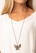 Load image into Gallery viewer, Butterfly Boutique - Copper - Necklace - Barbara Towles Masterson&#39;s Store
