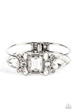 Load image into Gallery viewer, &quot;Call Me Old-Fashioned&quot; – White - Hinged Cuff Bracelet
