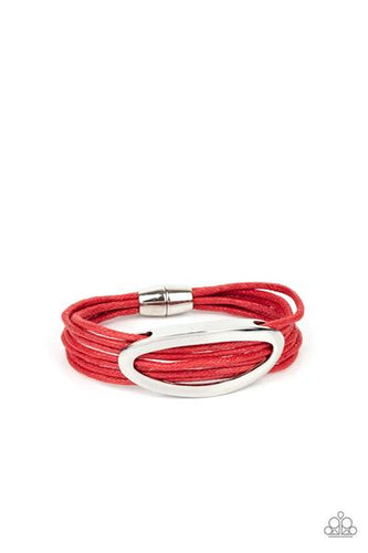 Corded Couture - Red Bracelet - Barbara Towles Masterson's Store