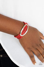 Load image into Gallery viewer, Corded Couture - Red Bracelet - Barbara Towles Masterson&#39;s Store

