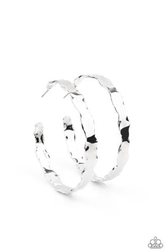 Exhilarated Edge - Silver Earrings - Barbara Towles Masterson's Store