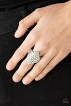 Load image into Gallery viewer, Hive Hustle - White Ring - Barbara Towles Masterson&#39;s Store

