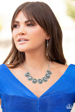Load image into Gallery viewer, Iced Iron - Silver - Paparazzi Necklace
