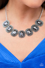 Load image into Gallery viewer, Iced Iron - Silver - Paparazzi Necklace
