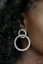 Load image into Gallery viewer, Intensely Icy - Silver Earrings Life of the Party December 2021 - Barbara Towles Masterson&#39;s Store
