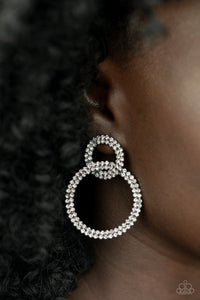 Intensely Icy - Silver Earrings Life of the Party December 2021 - Barbara Towles Masterson's Store