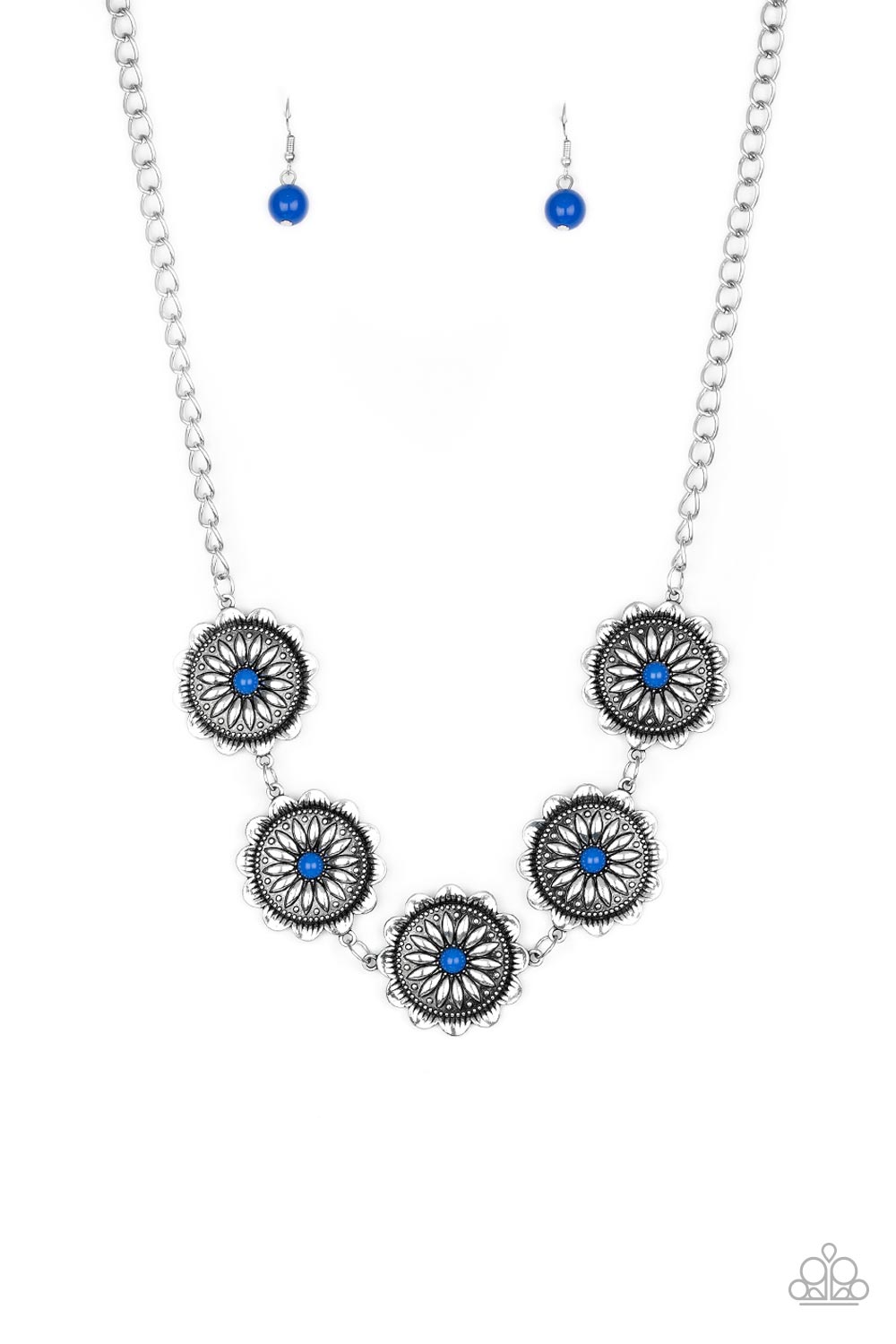 Me-dallions, Myself, and I - Blue - Barbara Towles Masterson's Store