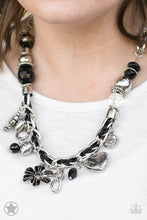 Load image into Gallery viewer, Charmed, I Am Sure - Black Necklace
