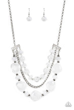Load image into Gallery viewer, Oceanside Service Necklace White - Barbara Towles Masterson&#39;s Store
