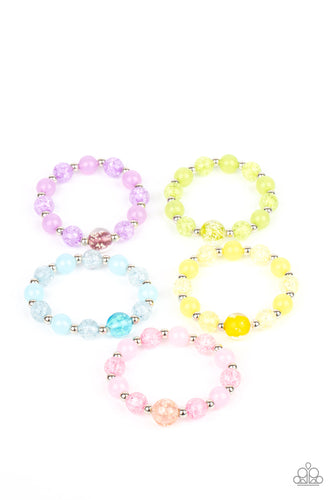 STARLET SHIMMER GLASSY CENTERPIECE BRACELETS - Barbara Towles Masterson's Store