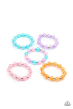 Load image into Gallery viewer, STARLET SHIMMER ICY BEADS WITH SILVER ACCENT BRACELETS - Barbara Towles Masterson&#39;s Store

