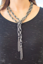 Load image into Gallery viewer, SCARFed for Attention Necklace Set-Gunmetal - Barbara Towles Masterson&#39;s Store
