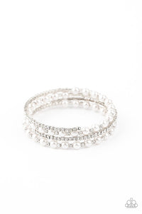 Starry Strut - white - bracelet - Barbara Towles Masterson's Store