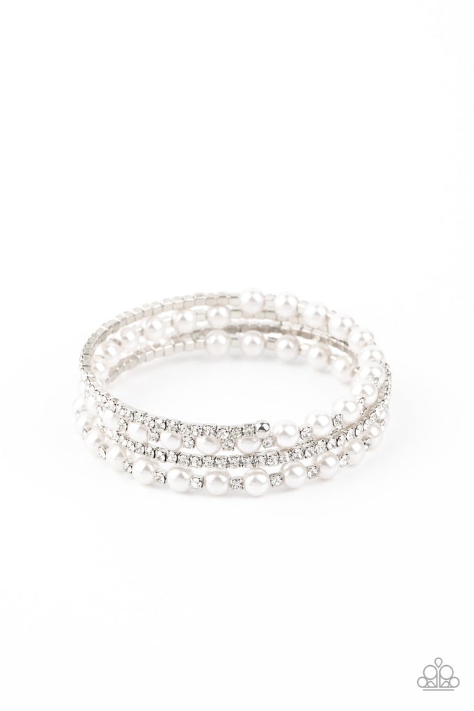 Starry Strut - white - bracelet - Barbara Towles Masterson's Store