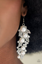 Load image into Gallery viewer, The Party Has Arrived - White - Paparazzi Earrings LOTP July 2022

