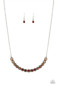 Throwing SHADES - Brown - Paparazzi Necklace