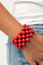 Load image into Gallery viewer, Tiki Tropicana - Red - Barbara Towles Masterson&#39;s Store
