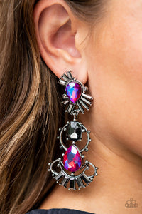 Ultra Universal - Multi - Paparazzi Earrings