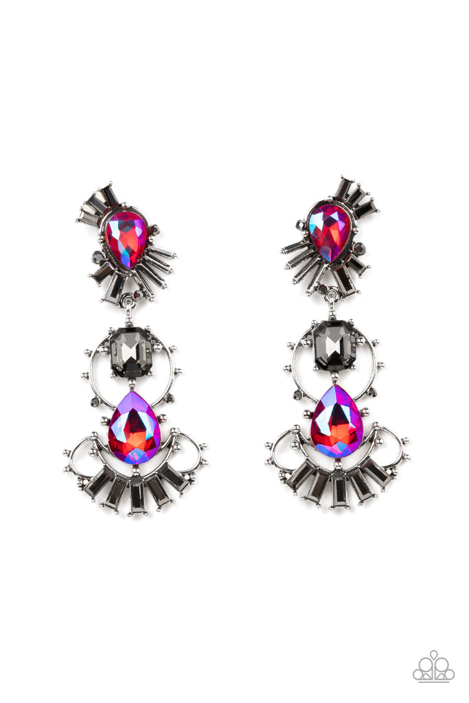 Ultra Universal - Multi - Paparazzi Earrings