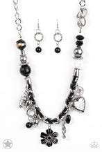 Load image into Gallery viewer, Charmed, I Am Sure - Black Necklace
