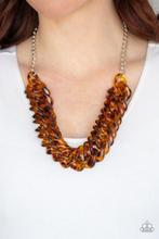 Comin In HAUTE - Brown Necklace - Barbara Towles Masterson's Store