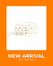 Load and play video in Gallery viewer, Gossip PEARL - White Paparazzi Bracelet
