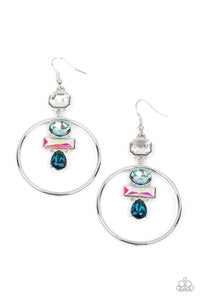 Geometric Glam Paparazzi Earrings Jewelry Life of the Party January 2023