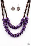 Load image into Gallery viewer, Dominican Disco Purple Necklace - Barbara Towles Masterson&#39;s Store
