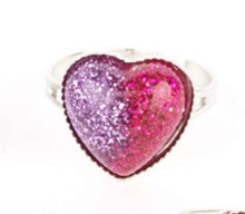 Load image into Gallery viewer, Glittery Hearts - Starlet Shimmer Rings - Barbara Towles Masterson&#39;s Store
