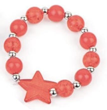 Load image into Gallery viewer, Star Bracelet Red White Blue - Starlet Shimmer - Barbara Towles Masterson&#39;s Store
