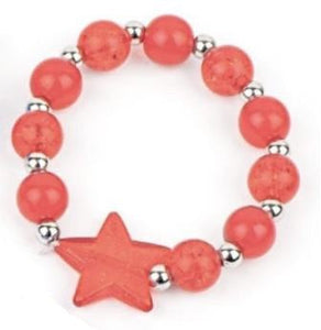 Star Bracelet Red White Blue - Starlet Shimmer - Barbara Towles Masterson's Store