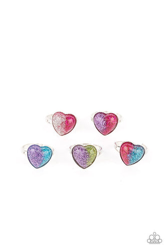 Glittery Hearts - Starlet Shimmer Rings - Barbara Towles Masterson's Store